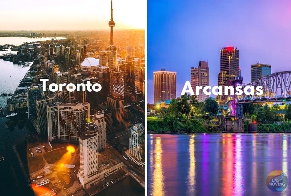 Toronto to Arkansas movers