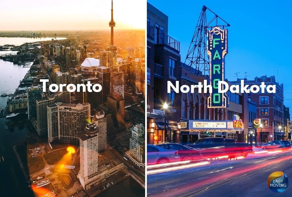 North Dakota to Toronto movers
